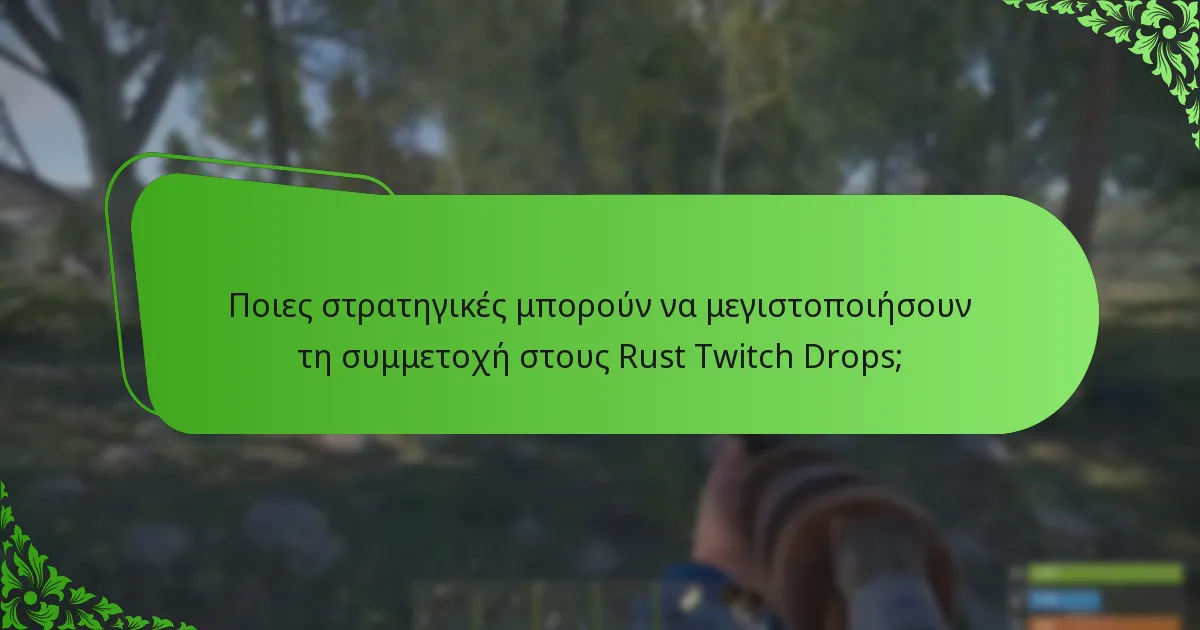 Ποιες είναι οι τελευταίες ενημερώσεις καμπάνιας για τους Rust Twitch Drops;