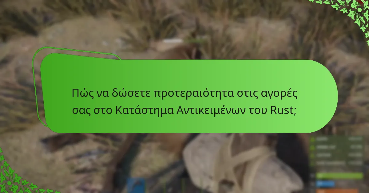 Ποια αντικείμενα είναι αγαπημένα της κοινότητας στο Κατάστημα Αντικειμένων του Rust;